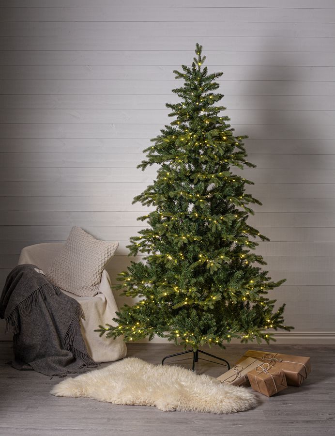 Künstlicher Weihnachtsbaum LED Larvik 700 - Grün, 700 LED's, 210.00cm Höhe