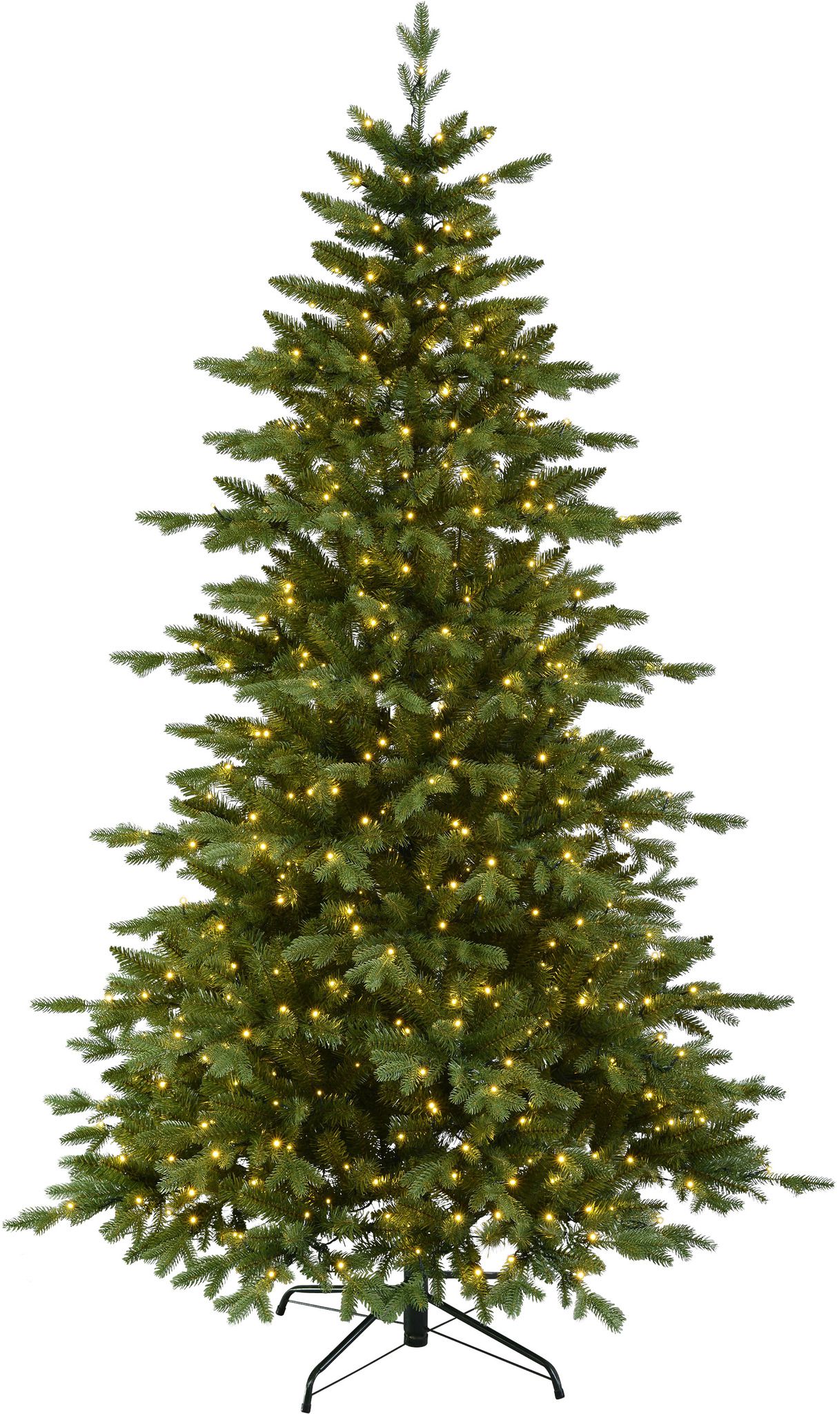 Weihnachtsbaum mit LED Larvik 600 - Outdoor, Grün, 600 LED