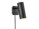 Alanis , Wandleuchte, Schwarz - GU10, IP20, max.LED 5W