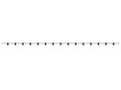 LED Party-Deco Illuminationskette, 15m - IP44, Warmweiss, 15 Led's, 1500cm