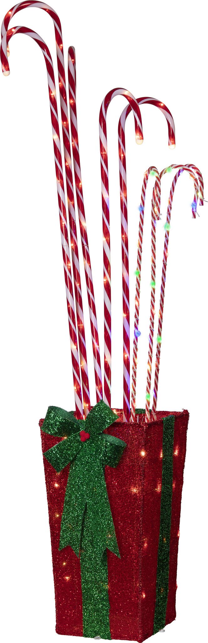 Outdoor Decoration CandyCane - IP44, Multicolor,Rot
