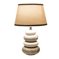 Keramik Tischleuchte Stoney h: 31cm - E14, 40W, IP20
