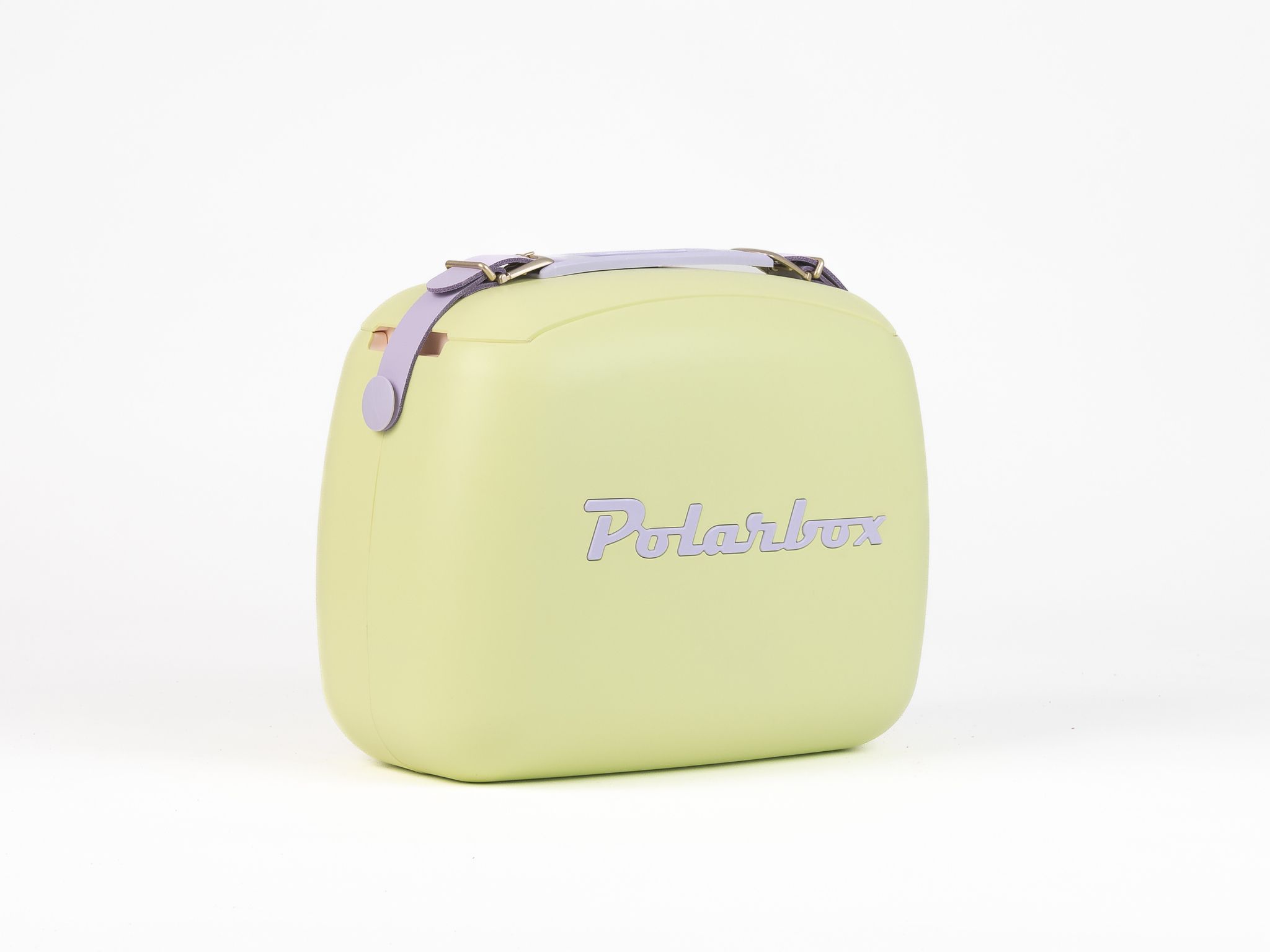 Polarbox CoolerBag lime 6l inkl. 2 Frischhalte-Dosen lime & lila - Kühlbox, 6l, Vintage Design