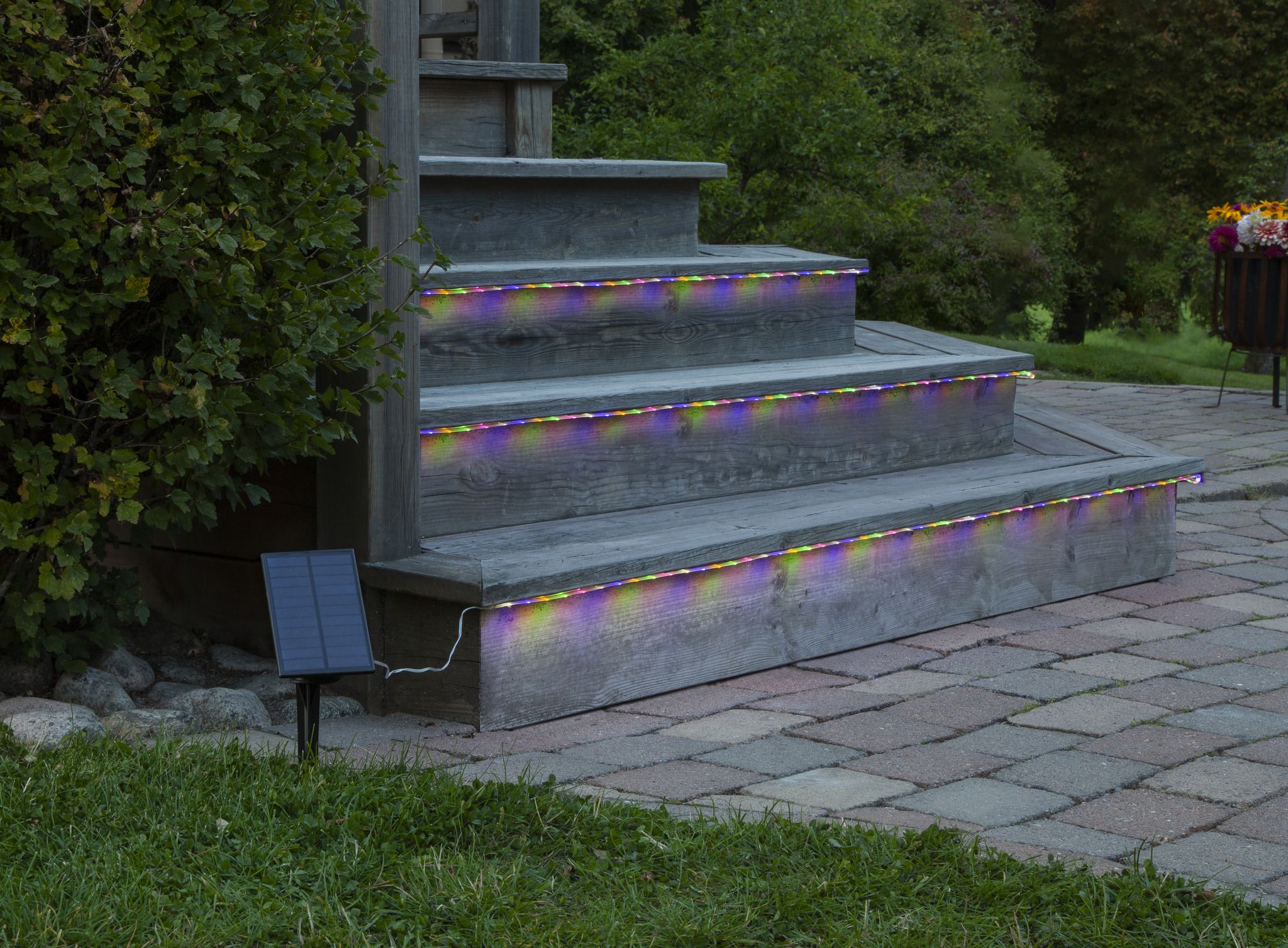 Solar Lichterkette Strip Light - IP44, Multicolor, 150 LED's