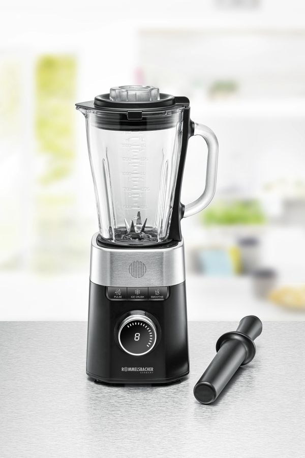 STANDMIXER MX 1260 - Standmixer, Glas/Edelstahl/schwarz, 1200W