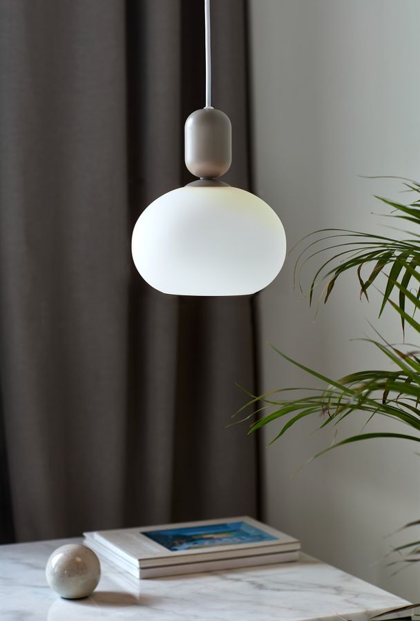 Notti, Pendelleuchte, Grau - E27, max. 40W, IP20
