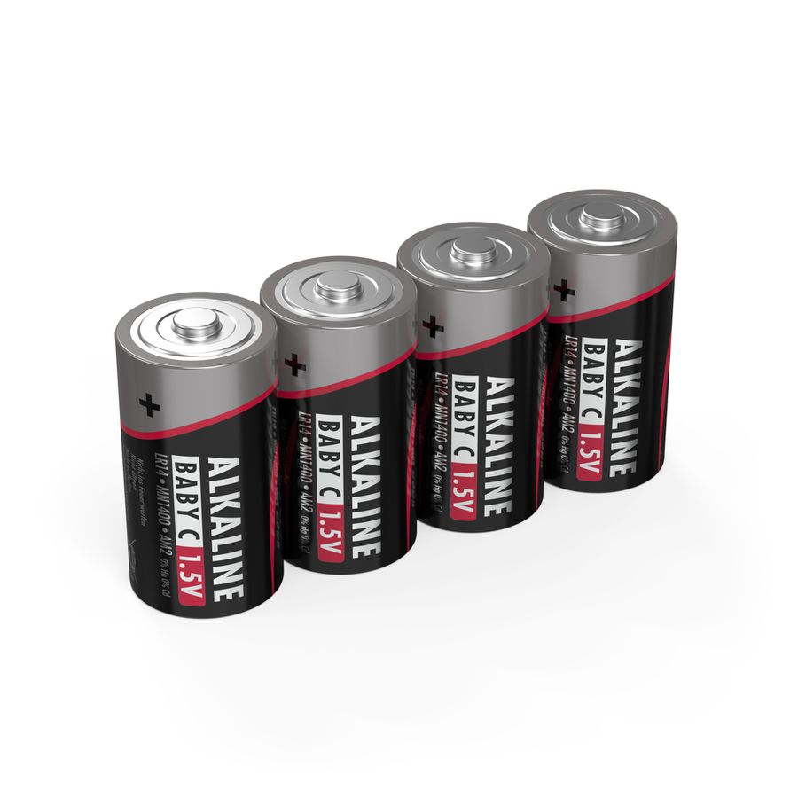 Alkaline Batterie Baby C / LR14 4er Schrumpffolie - Baby C 1,5V Alkaline Batterien - 4 Stück