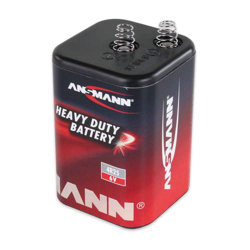 Zinc-carbone Batterie 4R25 - 9000 mAh, 6v