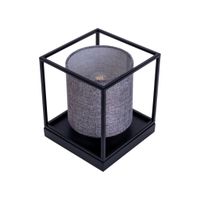 Tischleuchte BETA H: ca. 17 cm grau - E14, IP20, 40W, 230V