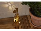 Solar Decoration Oxidog - Indoor, Outdoor, Warmweiss, Rost