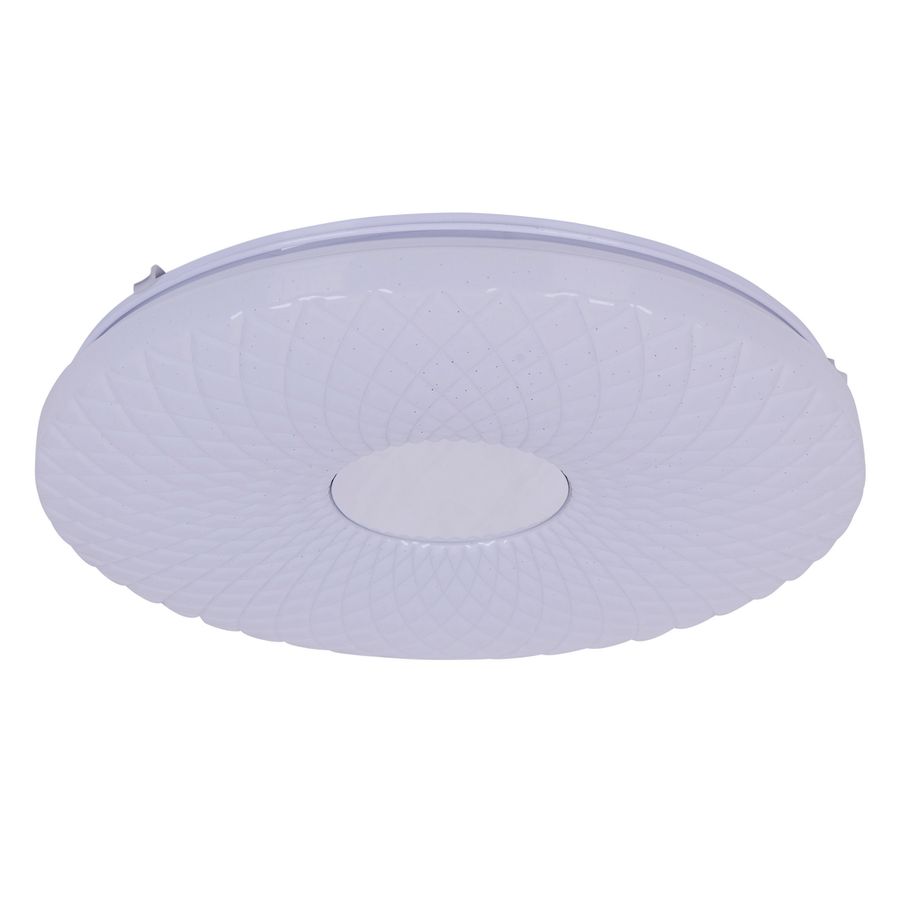 LED Deckenleuchte Porto mit Kristalleffekt d: 48cm - LED fest verbaut, 2700-6500K, warm-kaltweiss