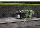 Laterne Linta - Outdoor, Schwarz, 26 cm höhe, Timerfunktion