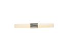 Helva,  Doppel- Wandleuchte, Nickel - LED Modul, 9W, IP44
