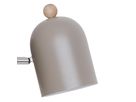 Wandleuchte Gaston Hell braun - E27, IP20, 230V