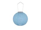 Solar Laterne Tyvek Blau ø25cm - Warmweiss, LED, IP44, 1800K, , VE 20