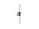 Helva, Doppel- Wandleuchte, Chrom - LED Modul, 9W, IP44