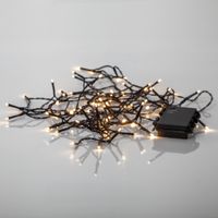 Catena di luci Dura String LED - IP44, Warmweiss, 80 LED, batteriebetrieben, Timer, 3xAA