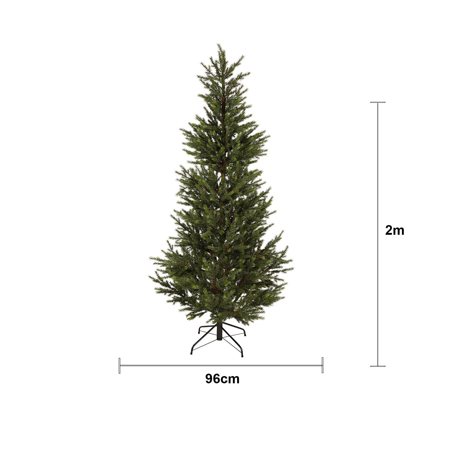 Weihnachtsbaum Malung - Outdoor, Grün, 200cm