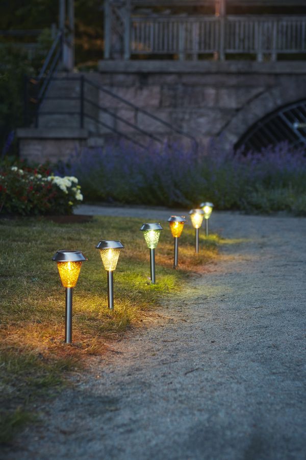 Solar Poller-Leuchte Ibiza - Multi, Lichtfarbe Warmweiss