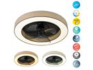 LED-CCT Deckenleuchte  VALENTO  inkl. Ventilator : 51cm beige - IP20, LED-Modul, Beige