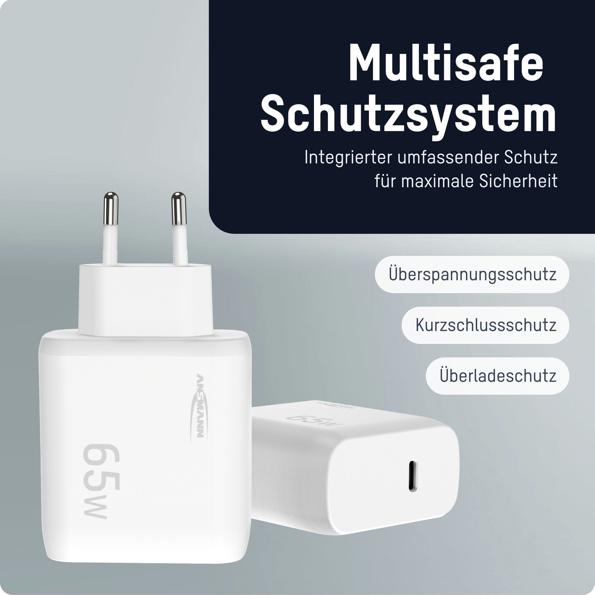 Home Charger HC165PD / 4,5 A / 65 W / 1 Port - Home Charger HC165PD / 4,5 A / 65 W / 1 Port