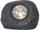 Solar Spotlight Rocky - Grau, Lichtfarbe Warmweiss