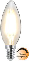 LED Leuchtmittel E14 C35 Klar - E14, 250Lm, 2700K, 2.5W, 230V