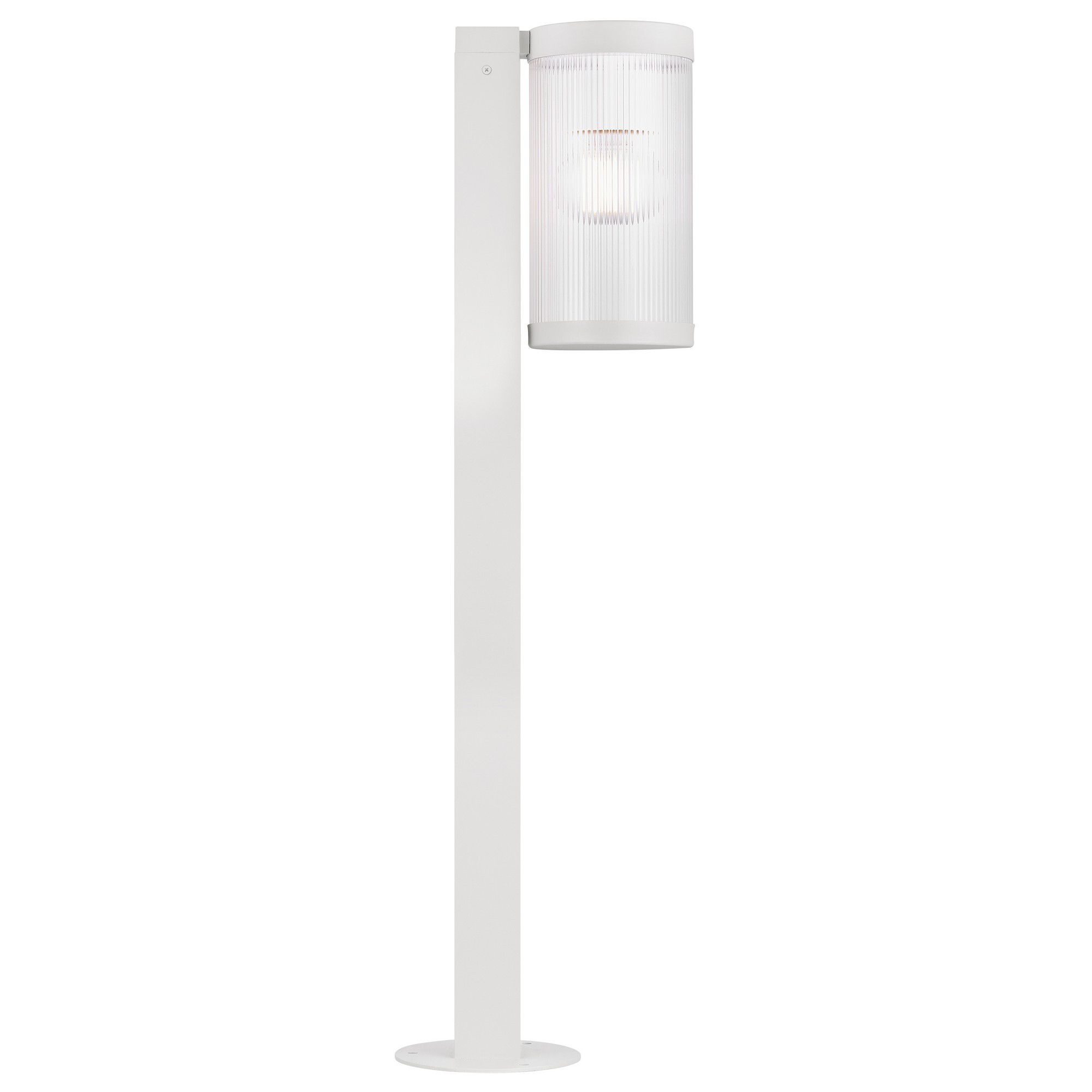Wegleuchte COUPAR - 1xE27 (exklusiv), max.25W, IP54, weiss, dimmbar (optional Leuchtmittel), D=145mm, H=800mm