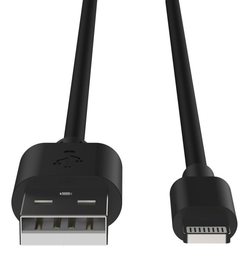 Lightning Daten und Ladekabel 100 cm - Lightning Daten und Ladekabel 100 cm schwarzes Kabel