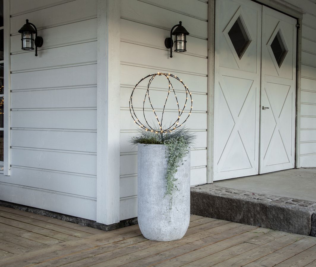 Outdoor Decoration Sphere - IP44, Warmweiss, 104 LED's