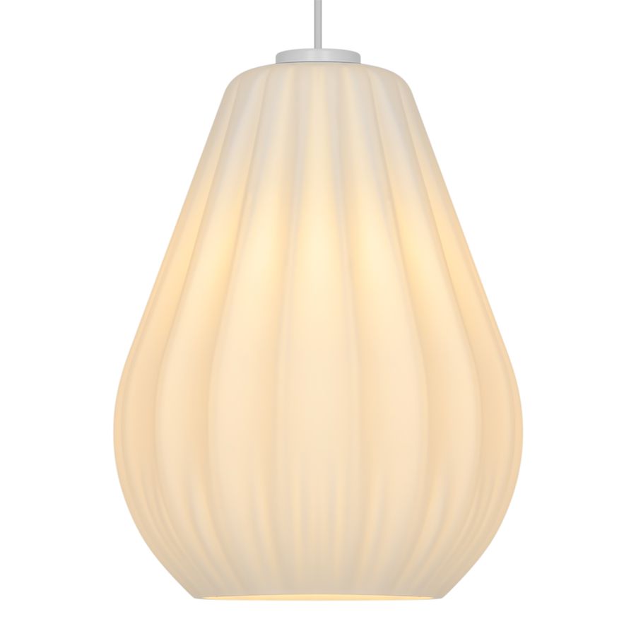 Pendelleuchte Sallino Opal weiss - E27, IP20, 230V