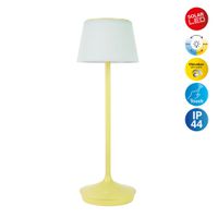 Solar- Akkutischleuchte EMMI gelb inkl. CCT  Touch H: 38 cm - LED-Modul, 3W, IP44