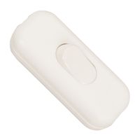 Interruttore per cavo bipolare - 60x26x15mm / weiss / 250V / 2(1)A / schraubbar / Tdlf 2x0.75mm²
