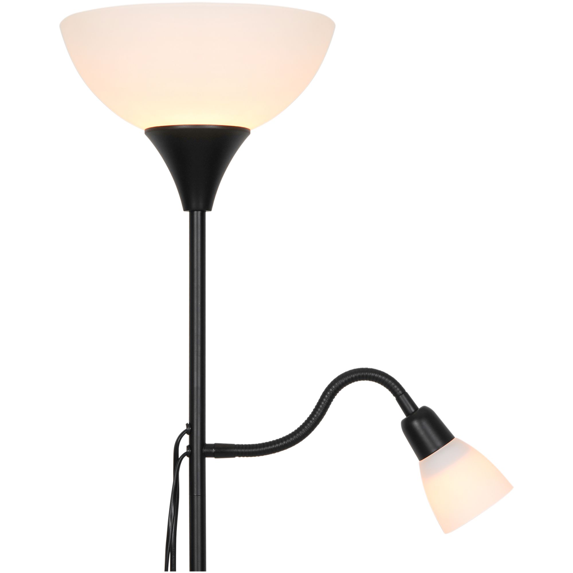 Stehleuchte Lauria Schwarz - 40W, E27, IP20