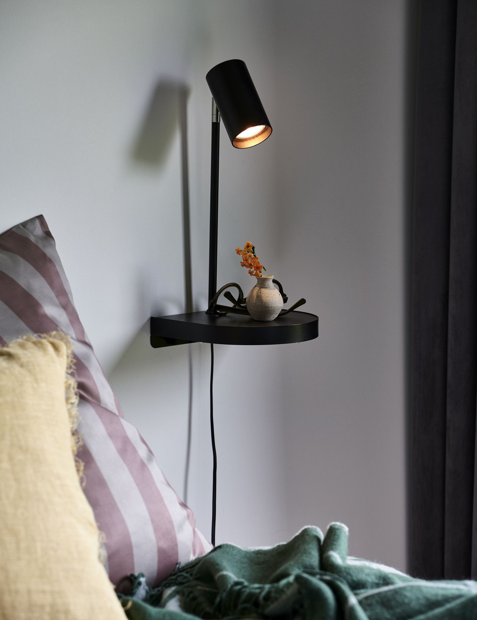 Cody, Wandleuchte, Schwarz - IP20, GU10