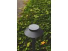 Solar-Pollerleuchte Justina Schwarz - 5W, 3000K, 400lm, IP44