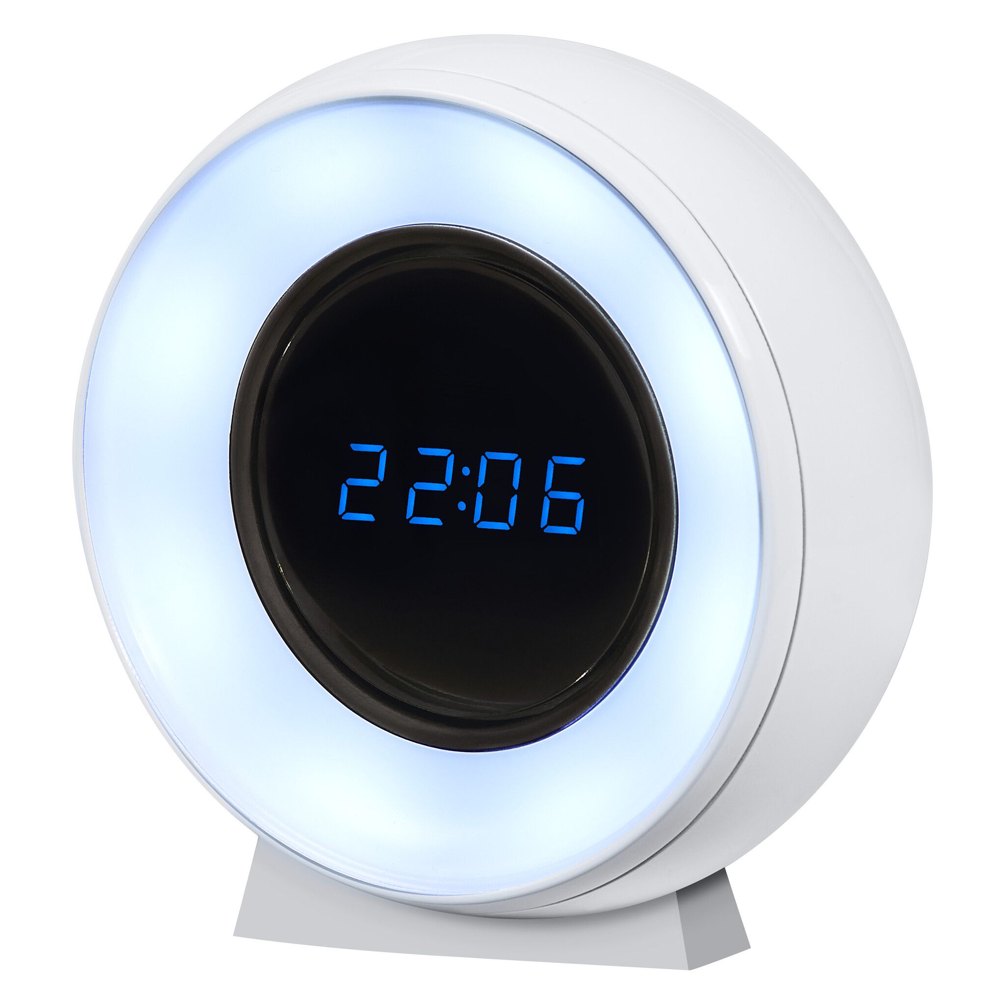 NIGHTLUX CLOCK WHITE - 5lm, 3000-6500K, 0.3W, 5V
