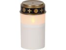 Bougie de tombe LED Serene - Outdoor, Opaque, 12cm Höhe, Timerfunktion