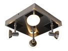 4er LED-Deckenleuchte Jericho d:28cm - LED fest verbaut, 3000K, warmweiss