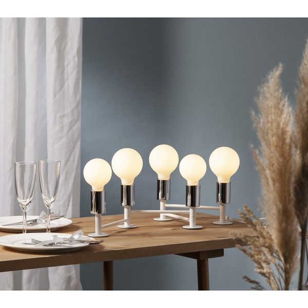 LED Leuchtmittel E27 G95 Opaque Double Coating - E27, 400Lm, 2600K, 5W, 220-240VAC