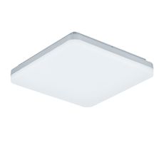 Luce per montaggio a superficie a LED Slice Square 15W - 18/24W, 1800/2400lm, 3000/4000K, IP54, CRI >80, 110°, silber, dimmbar, L=260mm, B=260mm, H=43mm