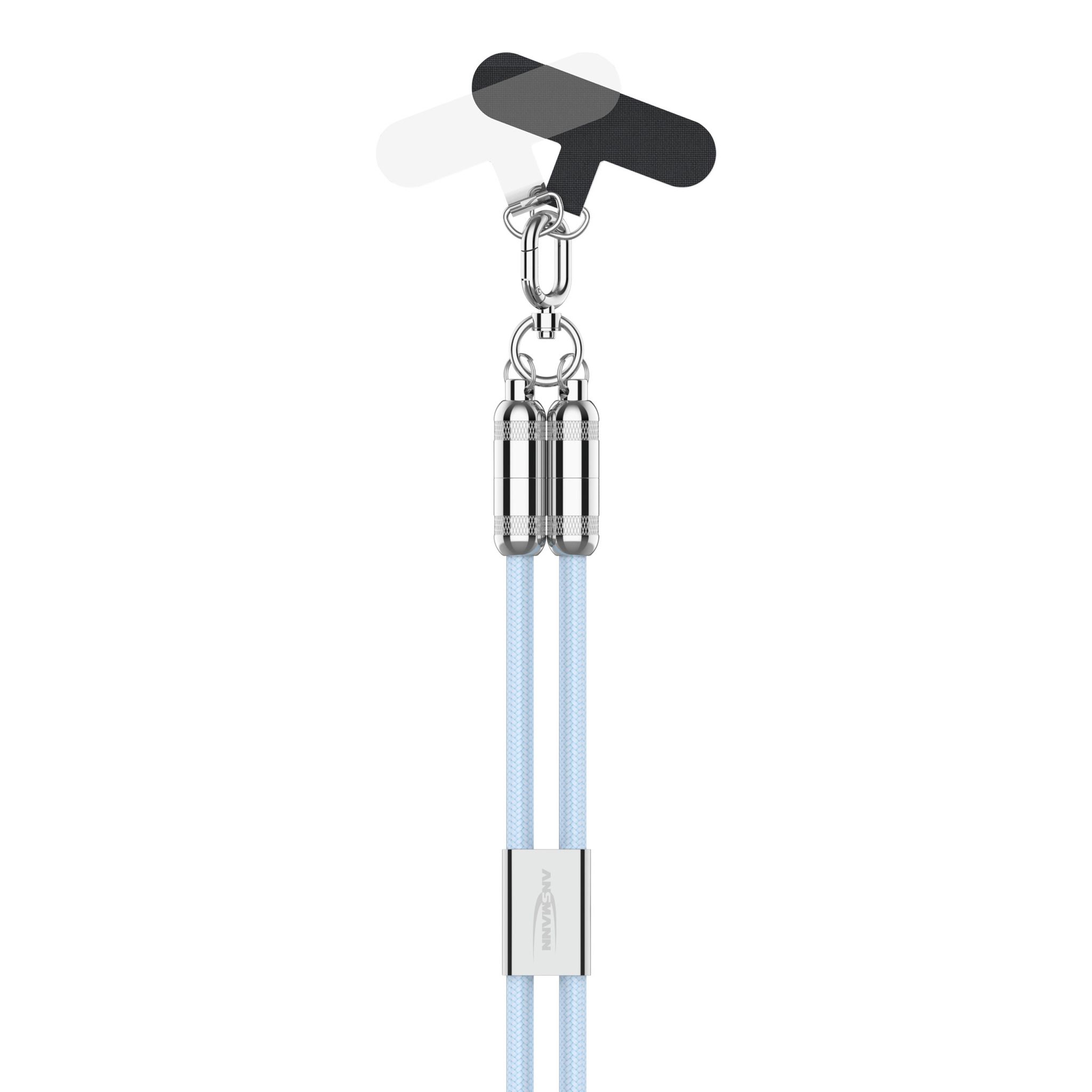 Lanyard Kabel USB Typ-C zu Lightning - 120 cm, blau