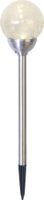 Solar Poller-Leuchte Roma - Rostfreier Stahl, Lichtfarbe Warmweiss