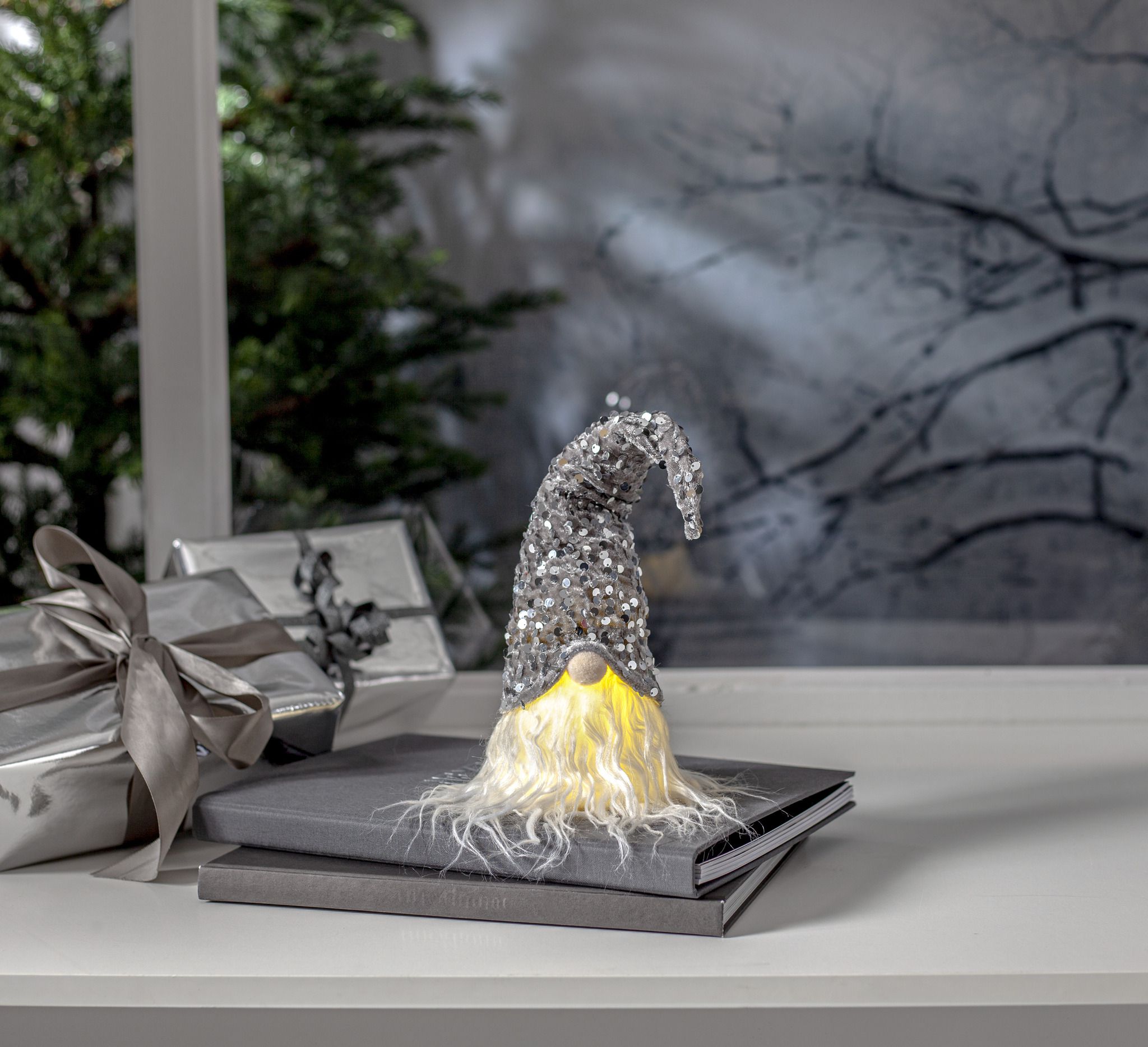 Figur Joylight - IP20, Warmweiss,Silber