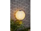 Solar Laterne Tyvek Weiss ø25cm - Warmweiss, LED, IP44, 1800K, VE 20