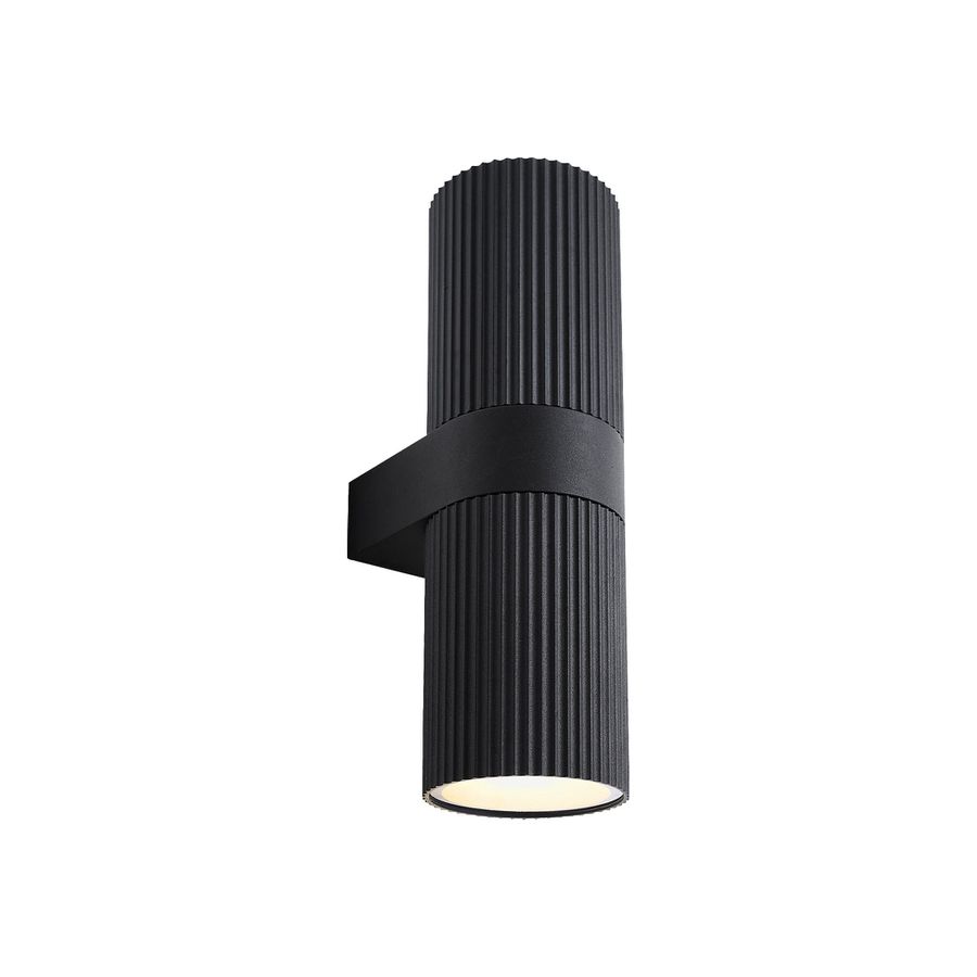 Wandleuchte Kyklop Ripple Maxi  Schwarz - 15W, E27, IP54