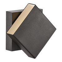 Turn, Wandleuchte, Schwarz - LED Modul, 13W LED, IP54
