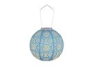 Solar Laterne Tyvek Blau ø25cm - Warmweiss, LED, IP44, 1800K, , VE 20