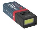 Taschenlampe COB LED-Leuchte mit 9V Batterie - 60lm, IP20, Schwarz