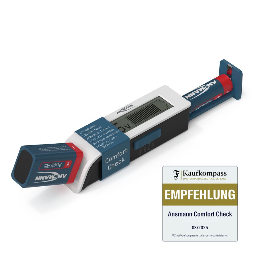 Batterietester Comfort Check - für alle gängige Batterien